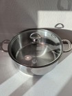 CHANTAL Stew Pot Saucepan 5 Qt Stainless Double Handle SLSA32-240 & Glass Lid — photo 1