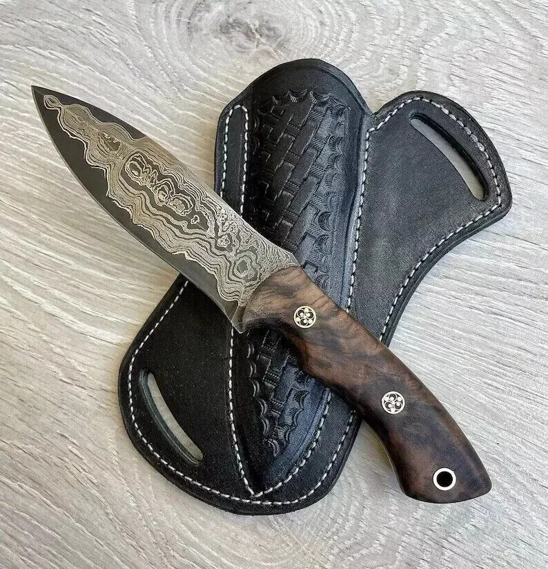 Perkin Jagdmesser FD100 – Damast, Full Tang Produktbild-Vorschau 13