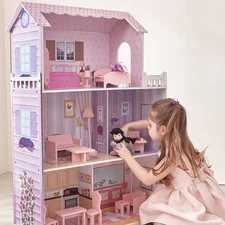 Olivia's Little World Dreamland Tiffany 3-Story Dollhouse for 12" Dolls
