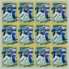 Marvin Jones Jr Lot 12 Football Cards 2021 Panini NFL Press Proof Gold Holo Set