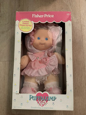RARE Vintage 1991 Puffalump Kids Doll Pink Fisher Price Limited Ed NEW Blonde