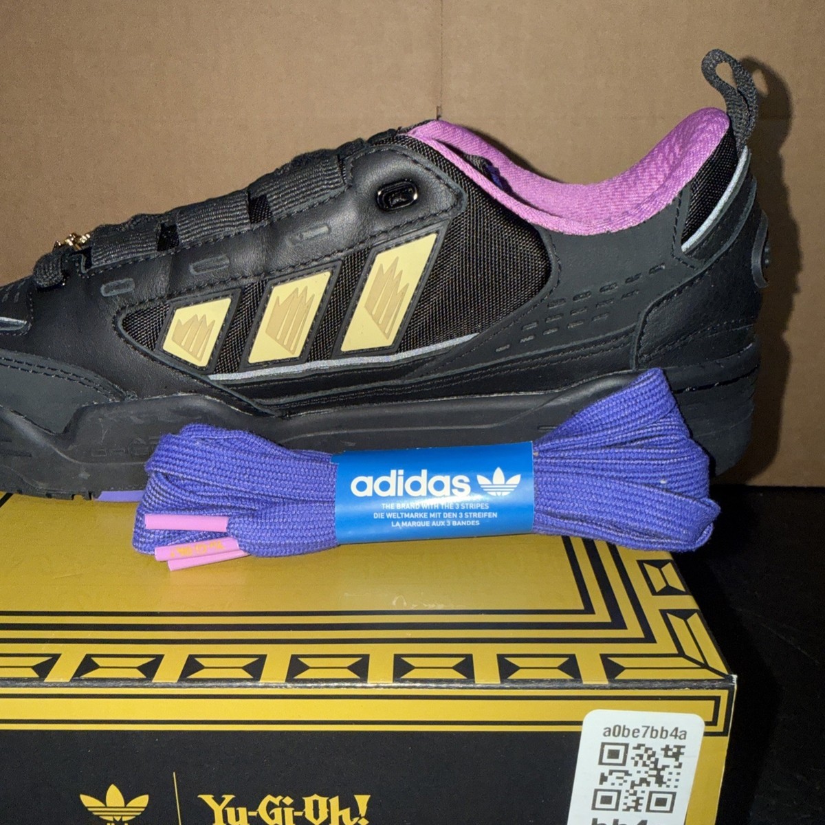 Yu-Gi-Oh! x Adidas Size 8M Extra Laces NO CARD H06442 | eBay