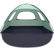 WhiteFang Beach Tent Anti-UV Portable Sun Shade Shelter for 3 Person + Extendabl