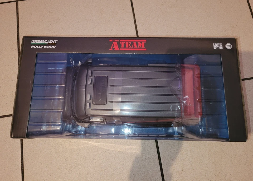 A-Team Van GMC Vandura 1983 Modellauto 1:18 Greenlight 13521 OVP - Bild 2 von 4