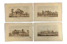 1876 Centennial Exhibition Set of 4 Color Lit...