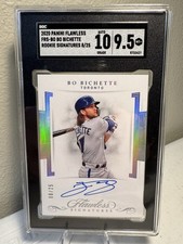 2020 Panini Flawless Bo Bichette Rookie Signatures Auto /25 SGC 9.5 Toronto Blue