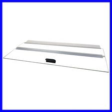 20" Glass Canopy 10 Gallon Aquarium Fish Tank 19.33 x 9.65 x 0.16in