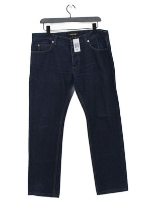 Roberto Cavalli Herren Jeans W 34 in Blau 100% Baumwolle Straight