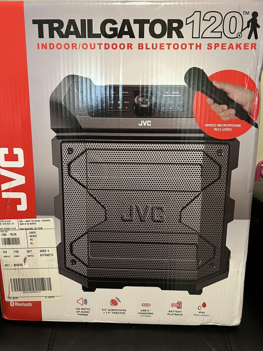 JVC Trailgator 120 Indoor Outdoor Bluetooth Speaker. | eBay