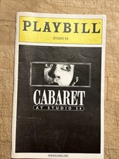 CABARET July 2003 Broadway Playbill! JON SECADA Melina Kanakaredes TOM BOSLEY +!