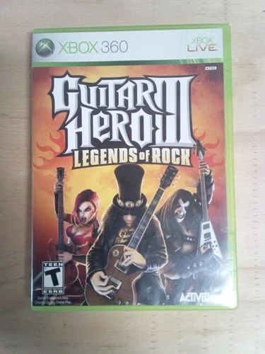 Guitar Hero 3 III: Legends Of Rock (Xbox 360, 2007) No Manual Near Mint