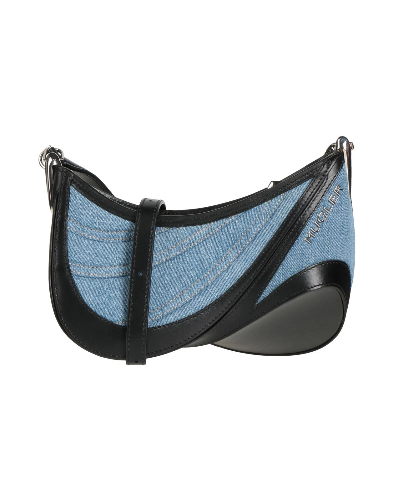Mugler - Women - Denim Crossbody bag - Blue 242290₽