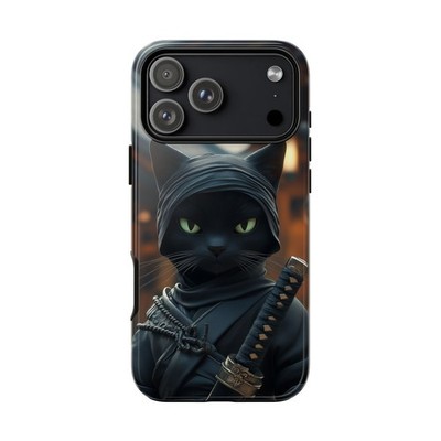 Phone Ink - iPhone | Galaxy | Pixel Case - Stealth Ninja Prowler Black Cat