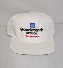  vintage DALE EARNHARDT GM Goodwrench Racing Snapback Hat rare White Color New