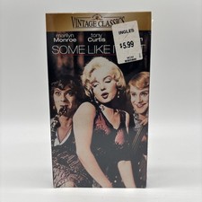 Some Like It Hot VHS Marilyn Monroe, Tony Curtis Jack Lemmon NEW Rare SEALED