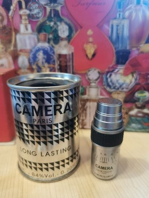 PARFÜM DEVILLE CAMERA   '' LONG LASTING '' POUR  HOMME FOR MEN 6 ML EDT VINTAGE