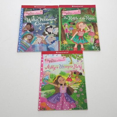 Lot 3 American Girl Wellie Wishers Illustrated Early Chapter Books Willa Ashlyn