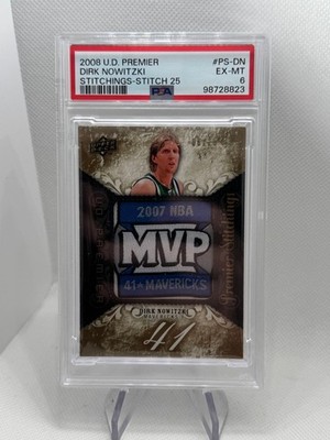 2008 Upper Deck Premier - Dirk Nowitzki Patch /25 - MVP Stitch - Stitchings