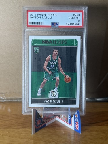 2017 Panini Hoops Jayson Tatum PSA 10 RC - Boston Celtics Rookie Card