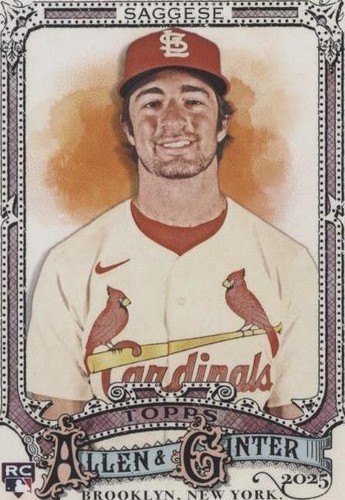 2025 Topps Tier One Thomas Saggese RC ON CARD Break Out Autographs 