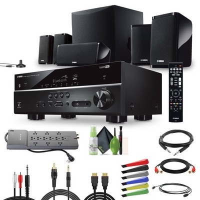 Yamaha YHT-4950U 5.1 Surround Sound 4K Home Theater Bundle