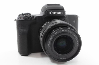 Canon EOS M50 Mark II 15-45mm Kit schwarz, sehr guter Zustand, 5000 Auslösungen