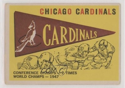 1959 Topps Chicago Cardinals Team #24 15wb