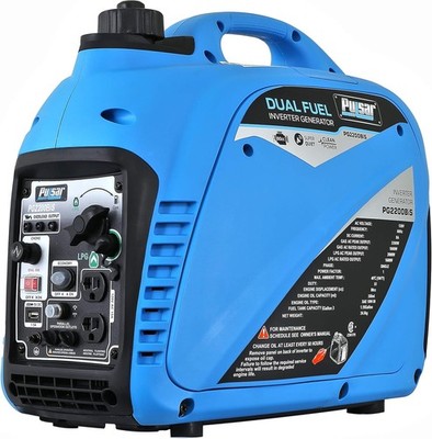 Pulsar PG2200BiS 2200W Dual Fuel Inverter Generator   Quiet, CARB Compliant