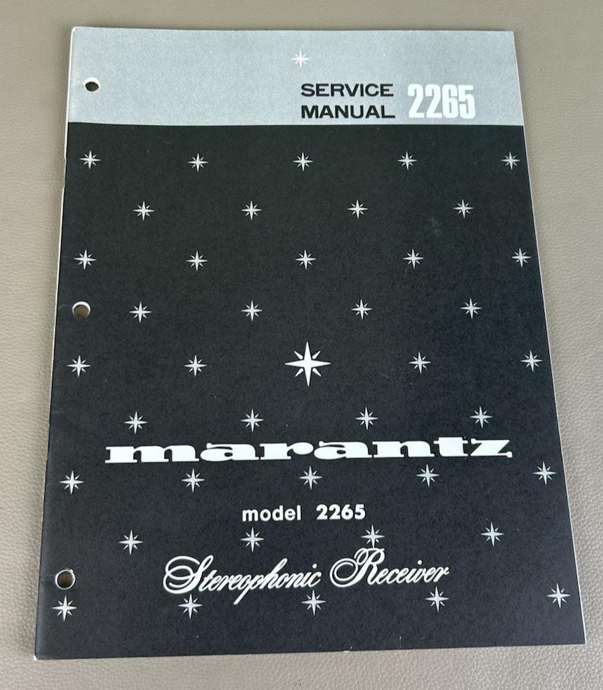 Marantz 2265 Stereo Receiver Service Manual D-106