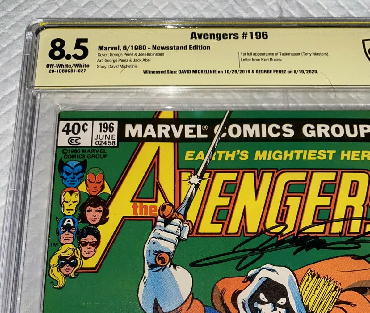 アメコミ　マーベル　Avengers 196 1st Taskmaster! アメコミマーベルAvengers 196 1st Taskmaster!