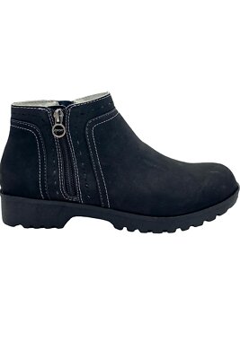 JSport by Jambu Suede Ankle Boot Jenna Black