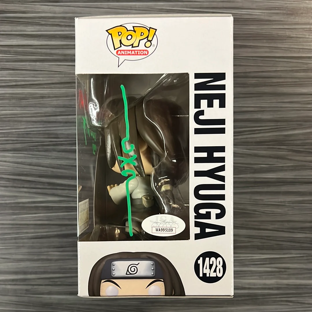 Funko POP! Animation: Naruto - Neji Hyuga (Signed/Steve Staley/JSA