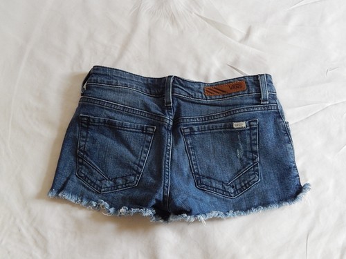 Vans Denim Low Rise Distressed Shorts Größe 1 Vintage Mini Medium Wash - Bild 2 von 4