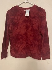 Cat  Jack Kids Burgundy Sweatshirt Long Sleeve- Small