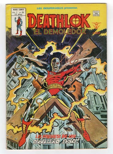 1974 MARVEL ASTONISHING TALES #25 1ST APPEARANCE OF DEATHLOK KEY RARE SPAIN - 第 1/2 張圖片