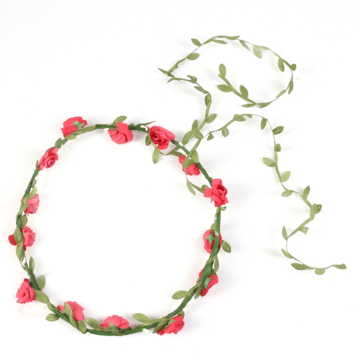 FLOWER GARLANDS Head Band Dress Festival Party Wedding Crown Floral Rose Daisy