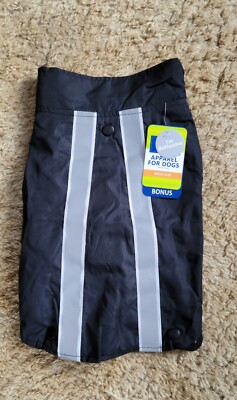 Top Paw Apparel For Dogs Sweater & Coat Black Size MED