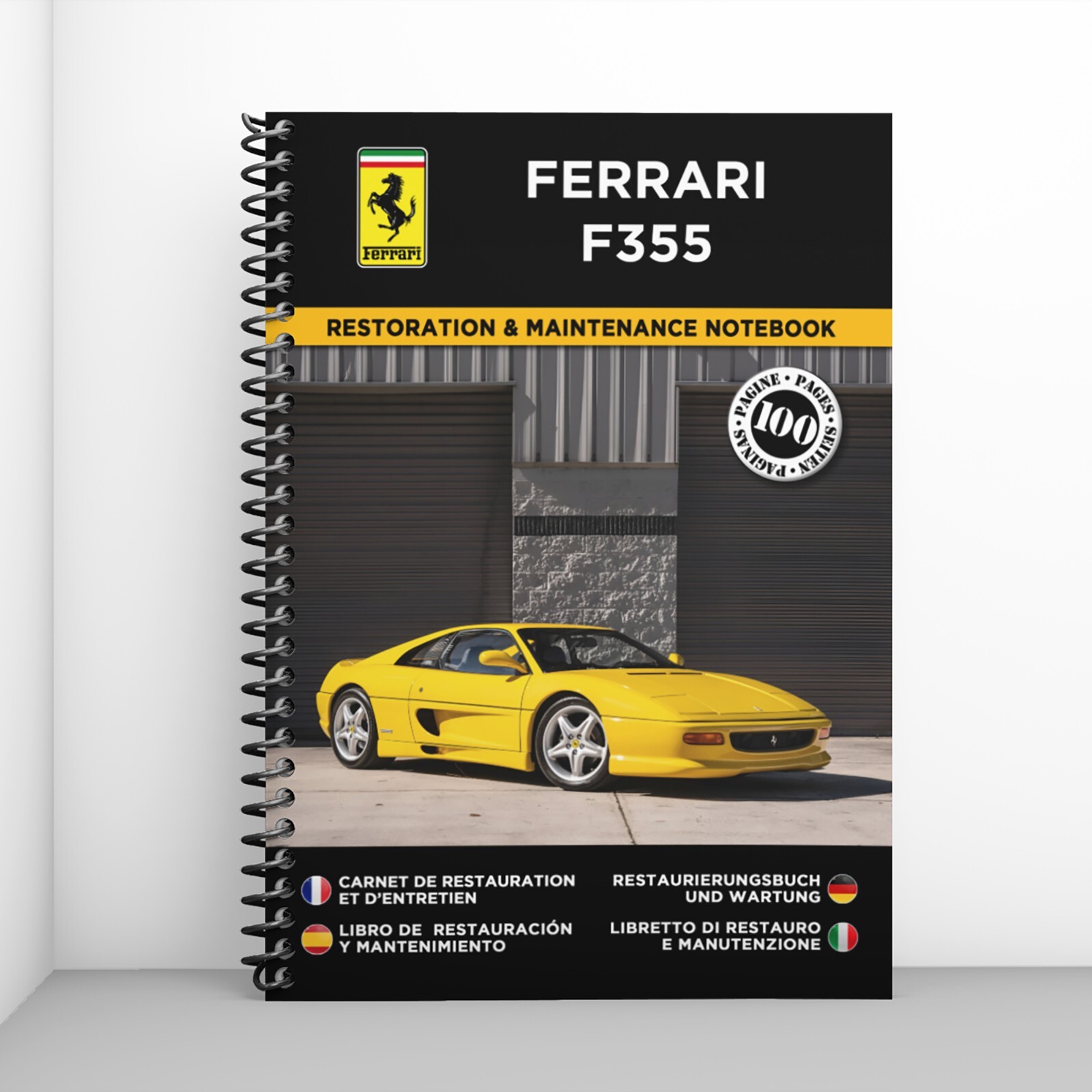 Ferrari F355 carnet de restauration complet pour resoudre le manque d'historique