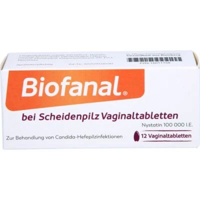 DR. PFLEGER ARZNEIMITTEL GMBH BIOFANAL bei Scheidenpilz 100 000 I.E. Vaginaltab. 12 St PZN16011158