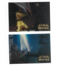 Star Wars lot of 2 Lenticular Motion cards by Energizer