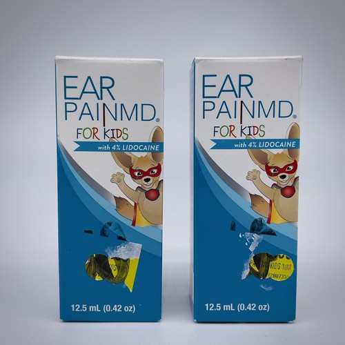 Ear Pain MD For Kids Pain Relieving Drops 12.5ml (0.42 fl oz) х 2 Pack Exp 8/24 eBay