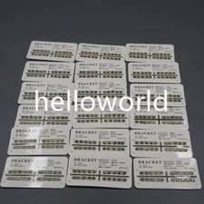 Dental Orthodontic Bracket Brace Mini Standard Edgewise Roth MBT 018 022 Hook