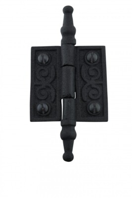 Black Cabinet Door Hinge Wrought Iron Butt Hinge Victorian Steeple