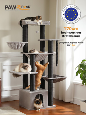 PAWZ Road Kratzbaum XXL Groe Katzen 170 cm Katzenbaum 11cm Stmme Maine  Coon | eBay.de