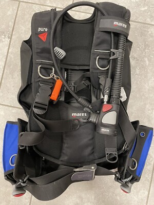 Mares Pure SLS Scuba Diving BCD And Mares  Air Control Octopus Regulator Combo