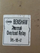 BENSHAW THERMAL OVERLOAD RELAY SPO-125-67