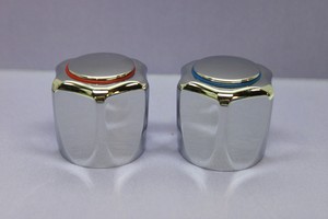 Set Of 2 Genuine Gerber Chrome Faucet Handles Hot Cold Bath