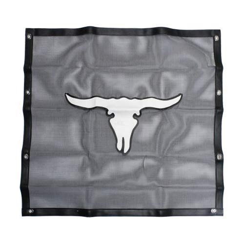 Cow skull bug screen Peterbilt Kenworth Freightliner International Volvo Mac WS - Picture 3 of 8