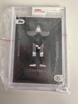 Topps Project 22 - Eric Cantona - Grey Parallel 14/22 - By Neil Stevens