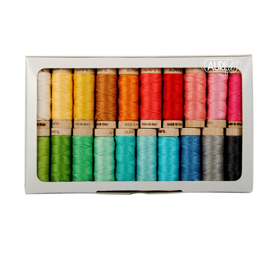 Bee Basics Aurifloss Lori Holt Aurifil Set Sewing Quilting Embroidery 20 spools - Image 2 of 2